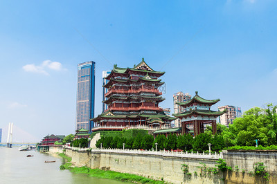 南昌地标滕王阁外景